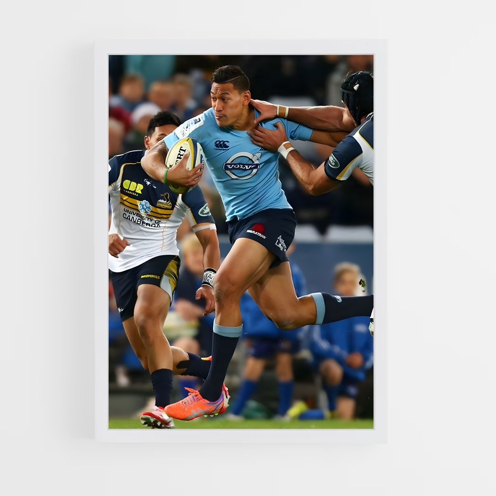Poster Israel folau – affiche Rugby (vue 3)
